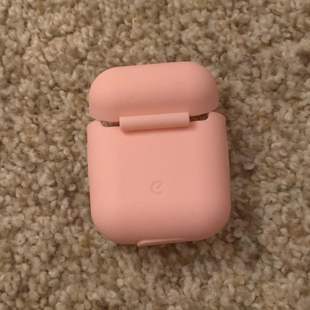 Silicon Pink Airpods Case